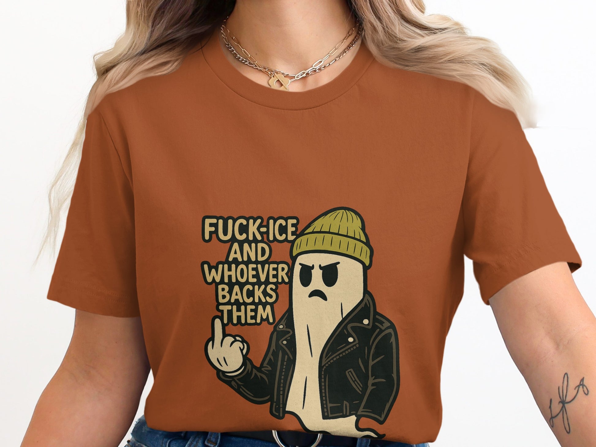 Bold Statement Ghost Graphic Tee shirt product