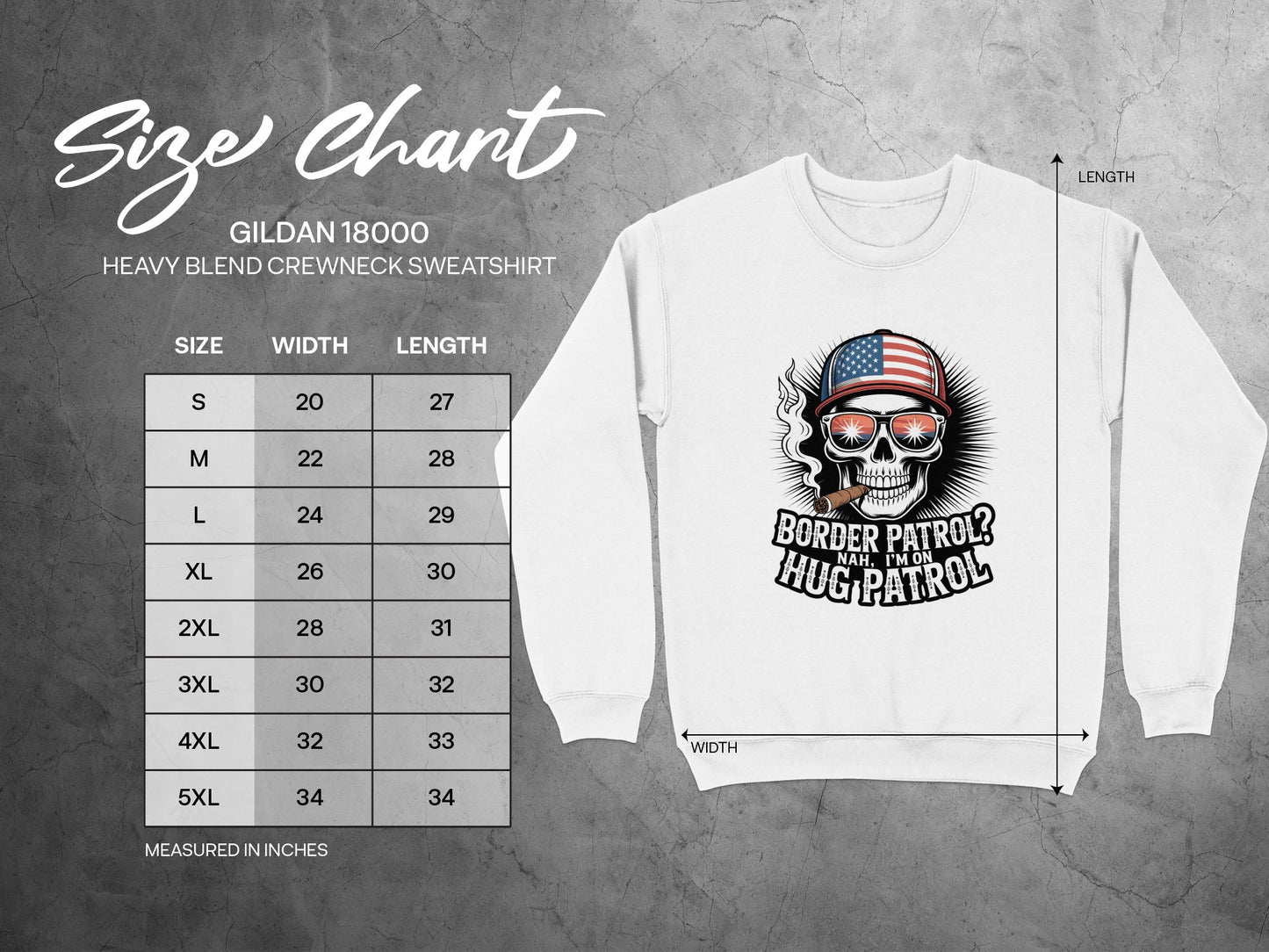 Border Patrol Nah I'm On Hug Patrol Sweatshirt product type
