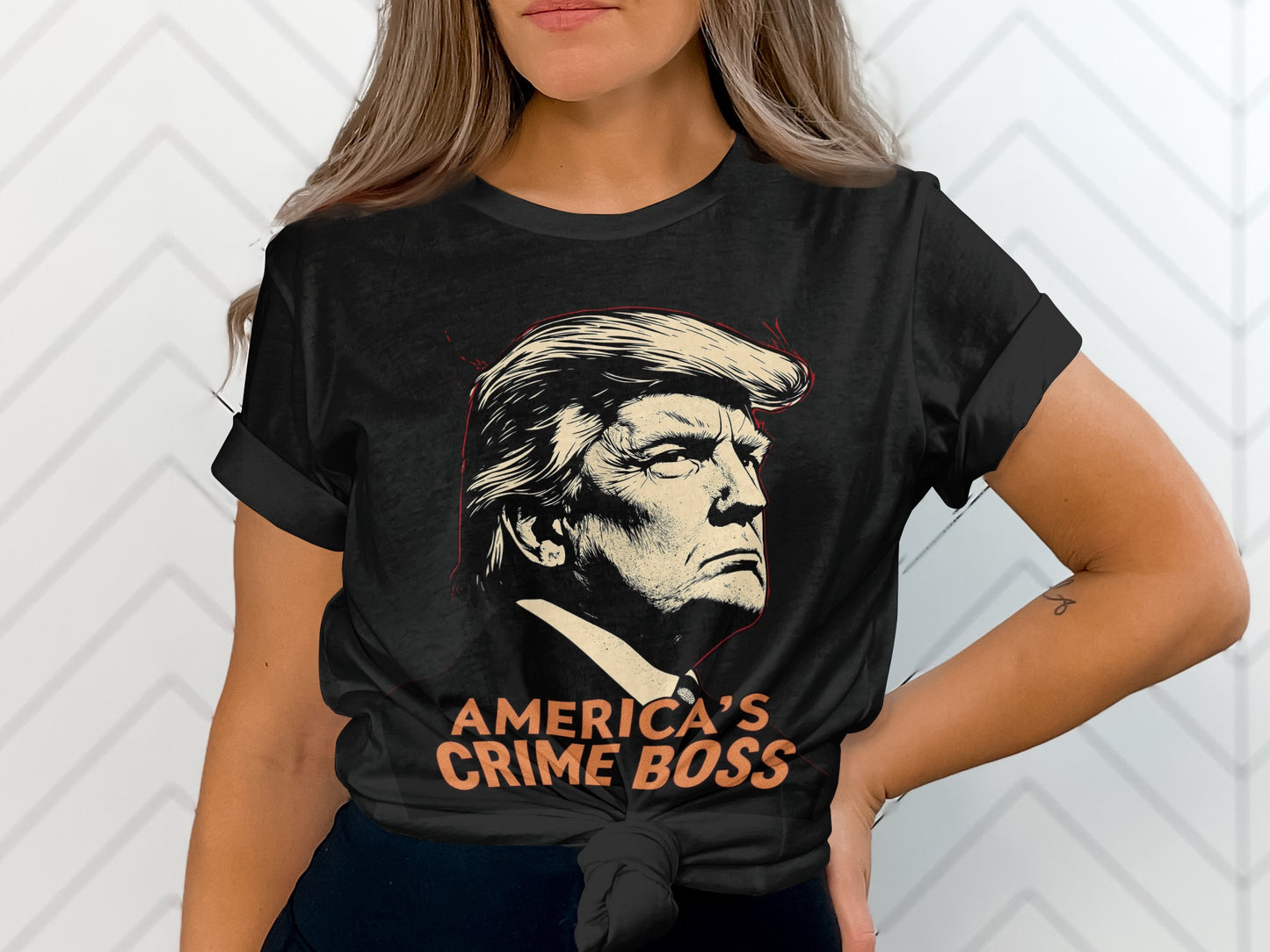 America's Crime Boss Graphic T-shirt product type