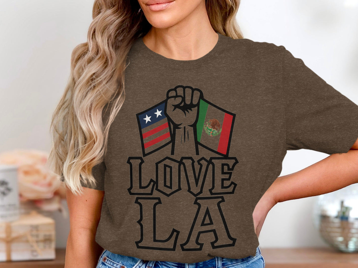 Love LA Graphic Design Comfortable Shirt product