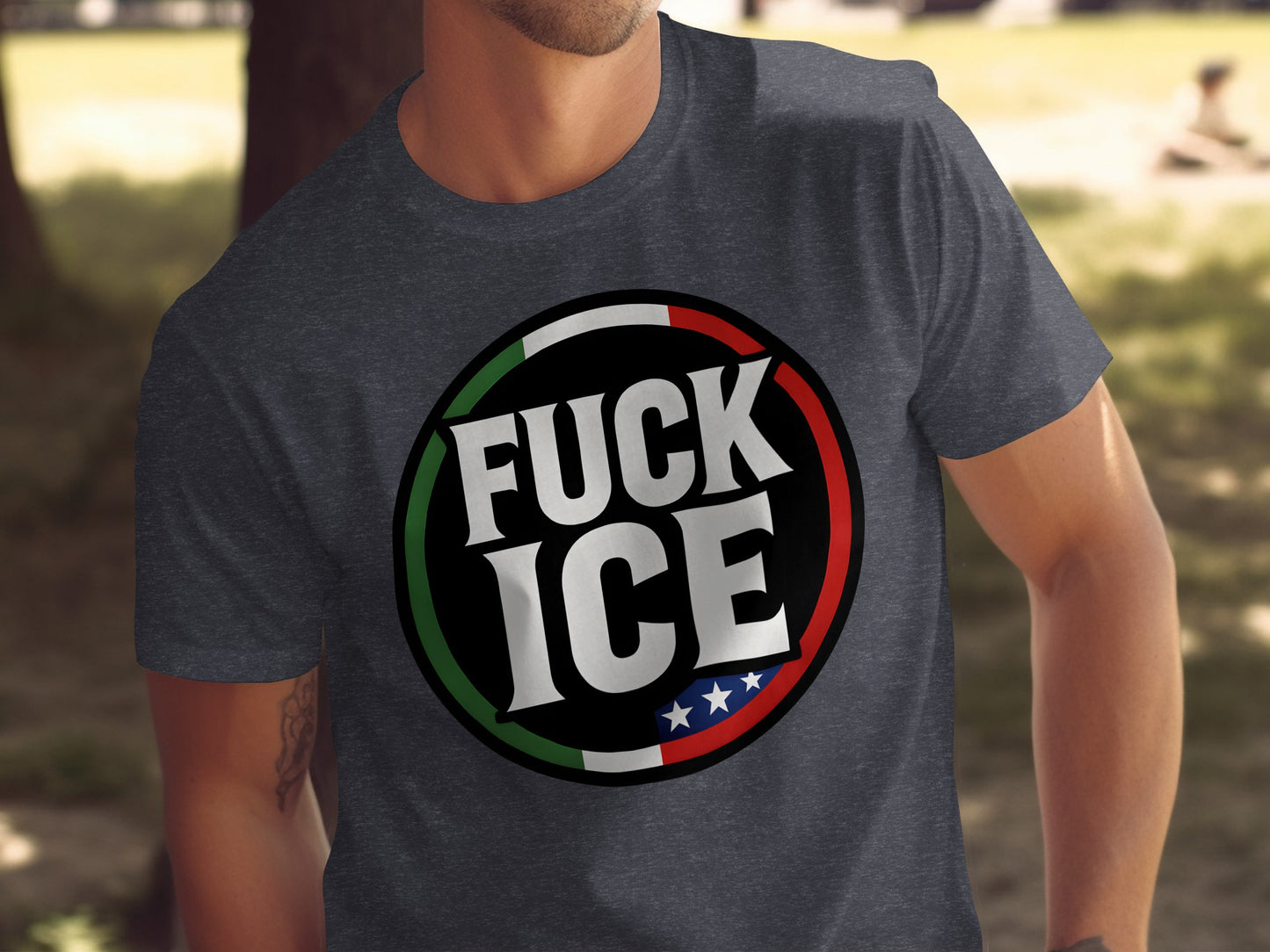Eye-Catching Fuck Ice Graphic Statement Shirt product