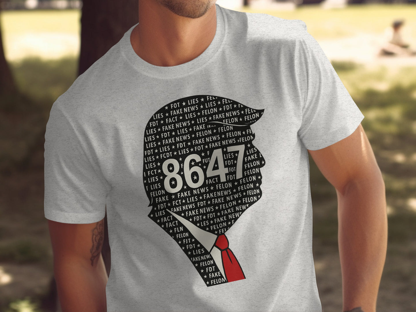 Unique 8641 Graphic Short Sleeve Casual T-shirt product type