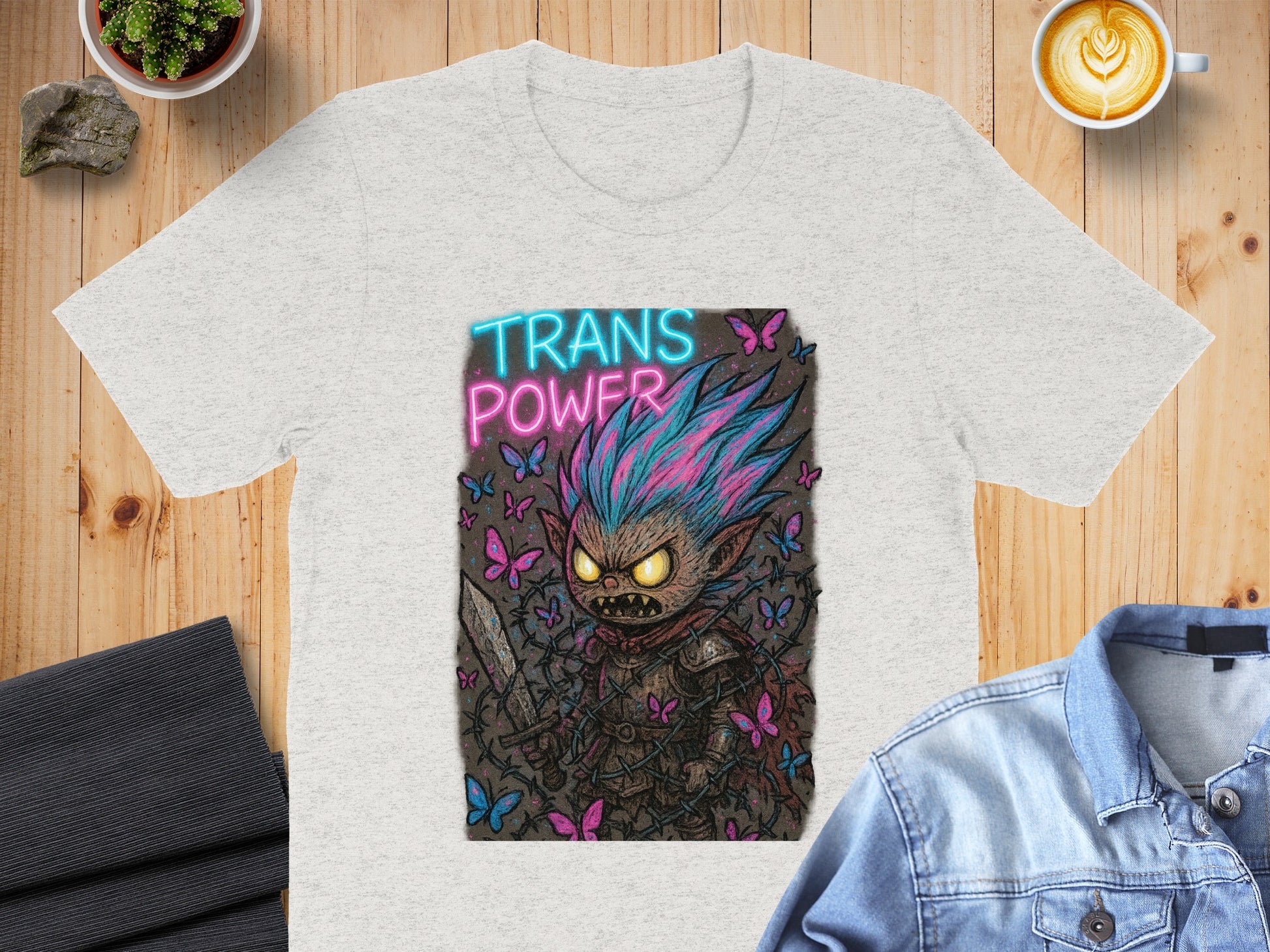 Trans Power Anime Style Bold Art T-Shirt product