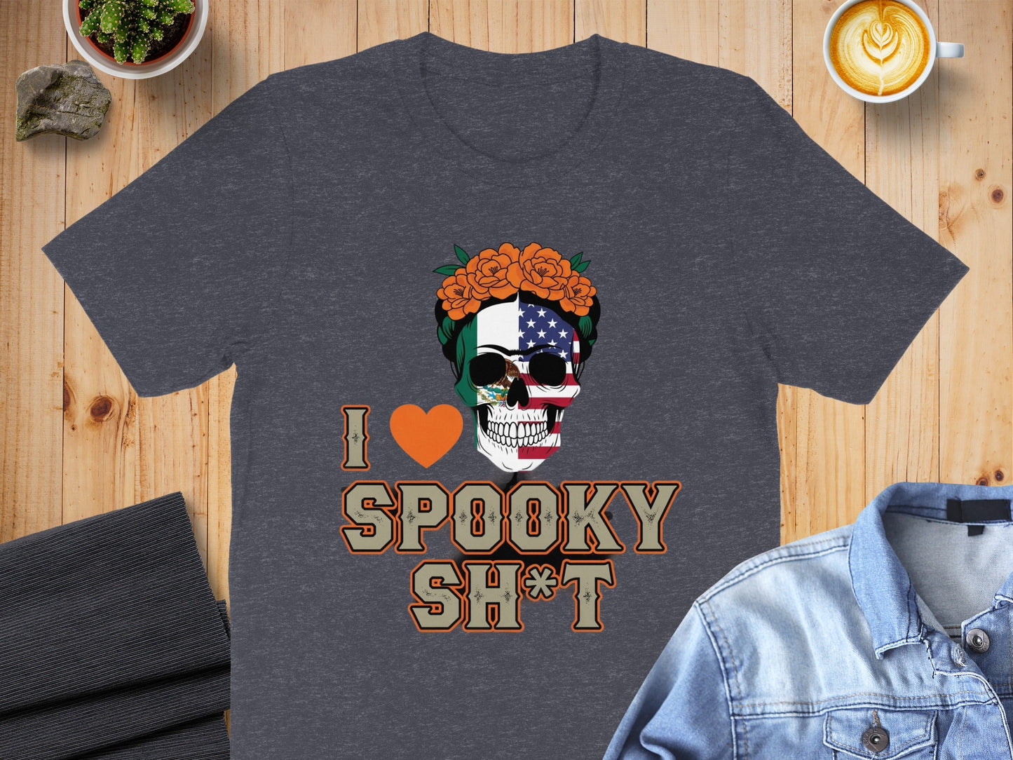 I Love Spooky Sh*t Skull Graphic T-Shirt product