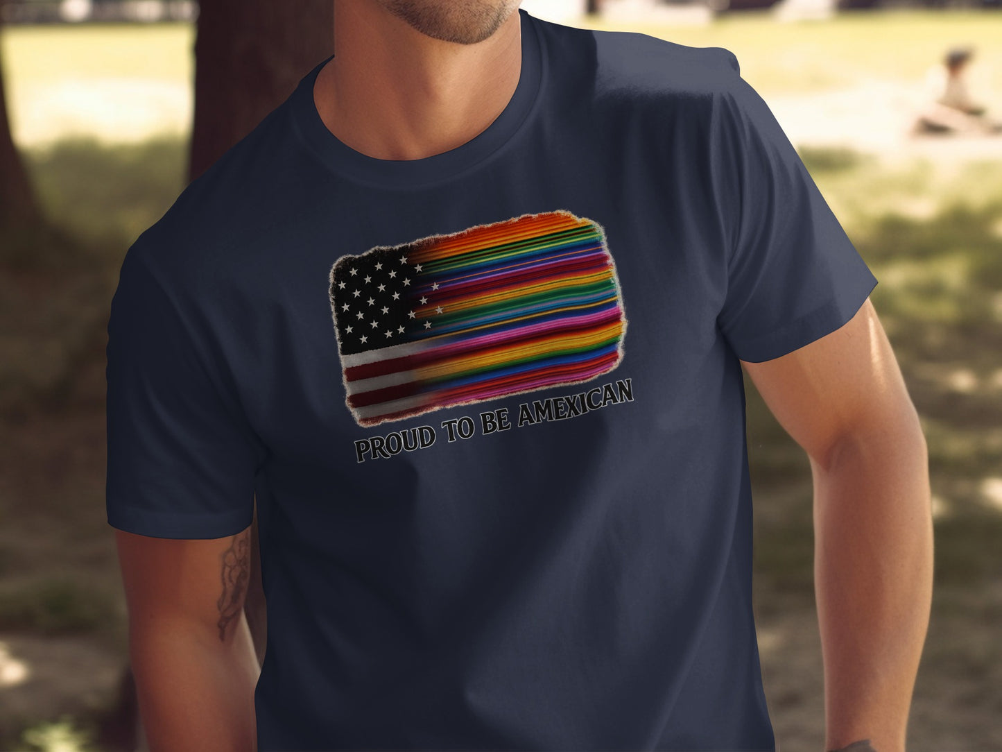 Proud To Be American Flag Graphic T-shirt product type