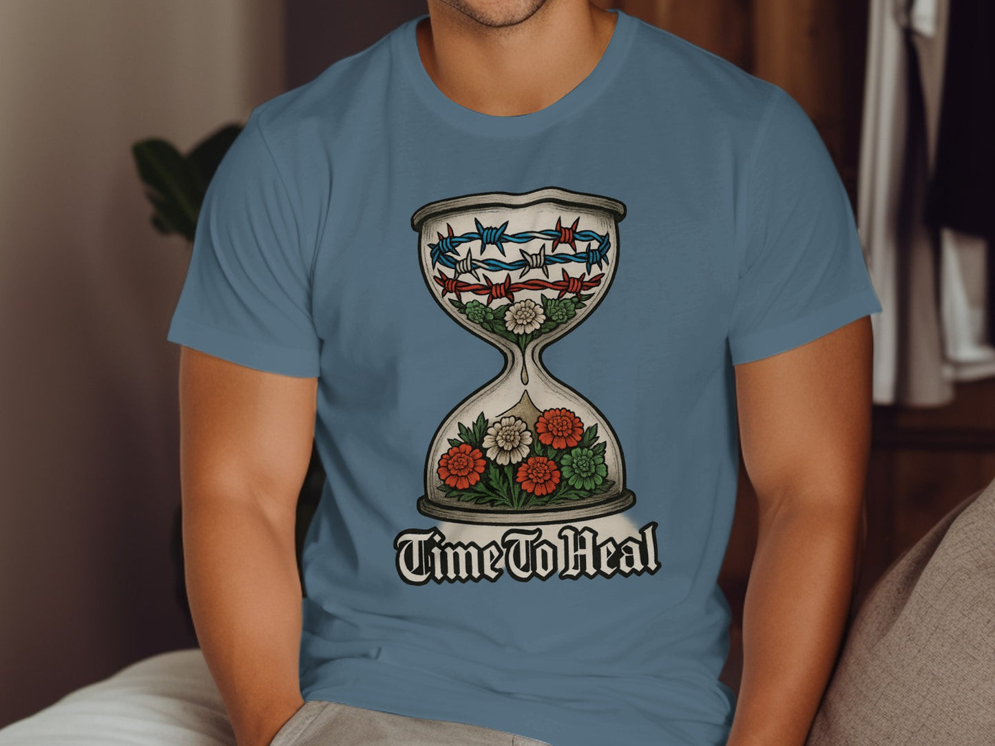 Time To Heal Hourglass Graphic Tee shirt product