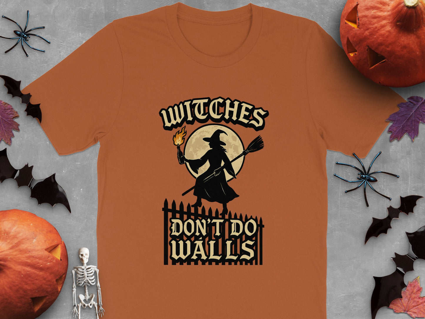 Witches Don't Do Walls Halloween Themed Shirt product