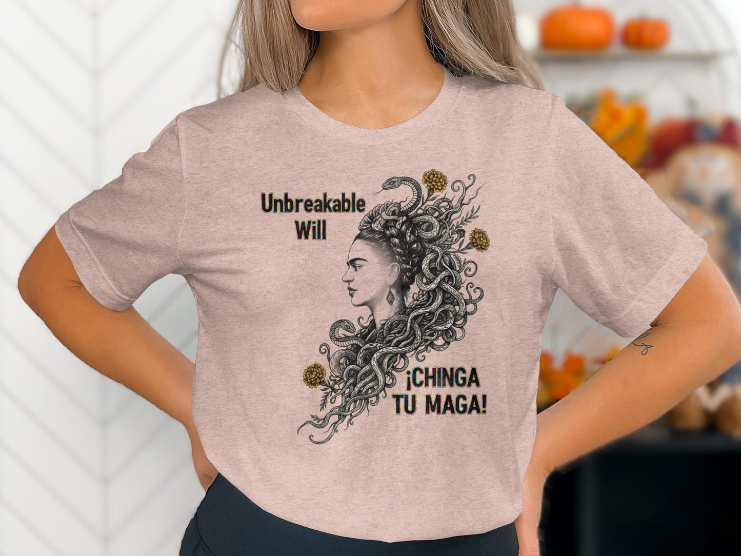 Unbreakable Will Chinga Tu Maga Graphic Shirt product