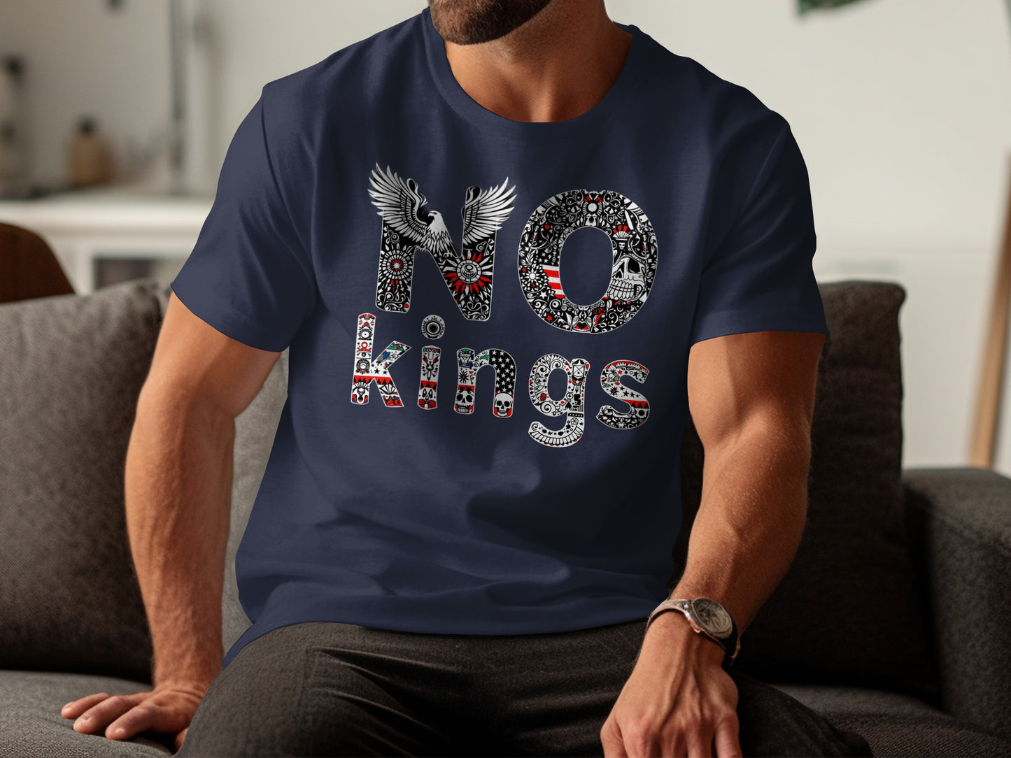 NO Kings Graphic Printed Casual Look T-Shirt product
