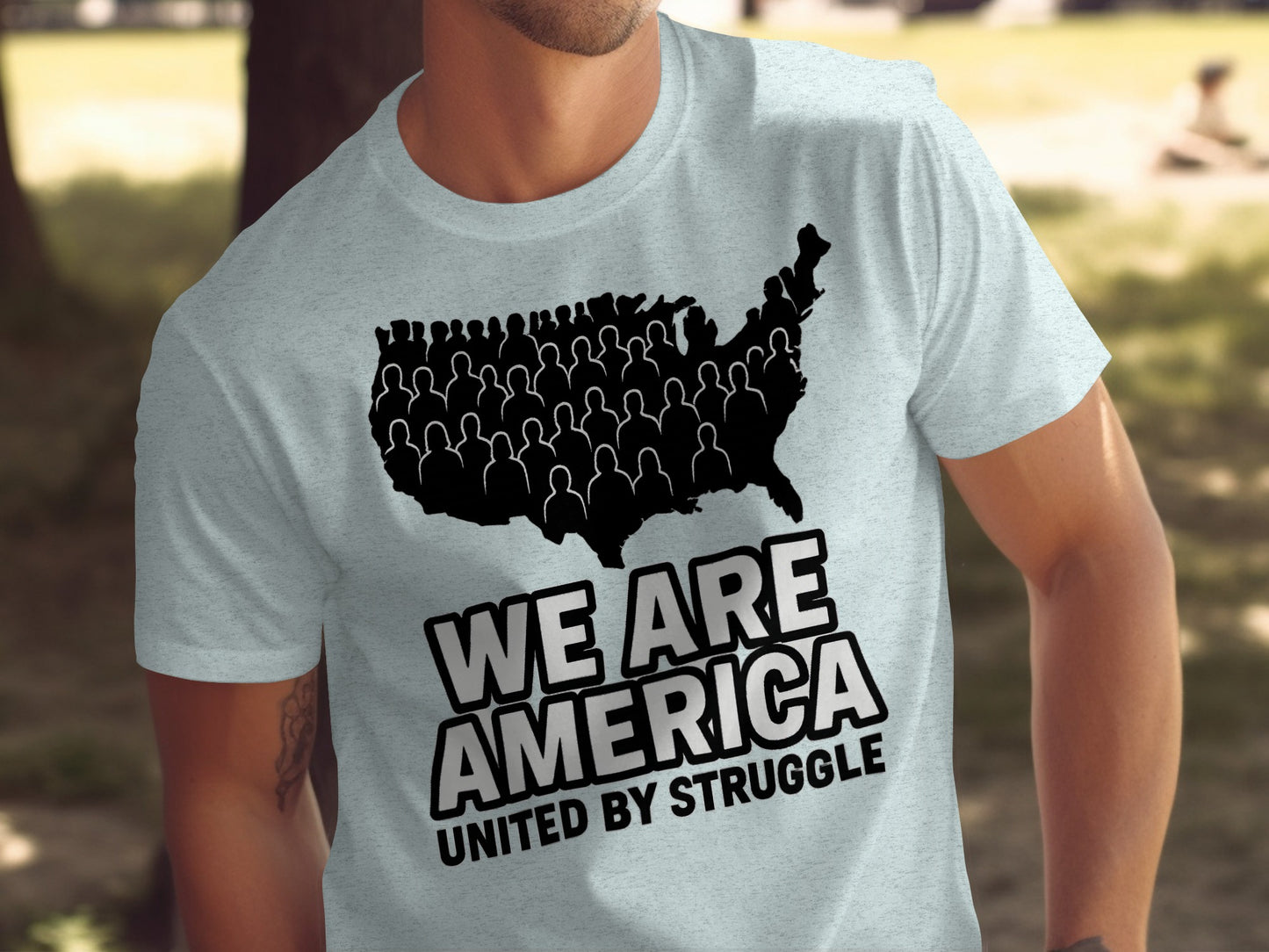 We Are America United by Struggle Graphic Tee product type