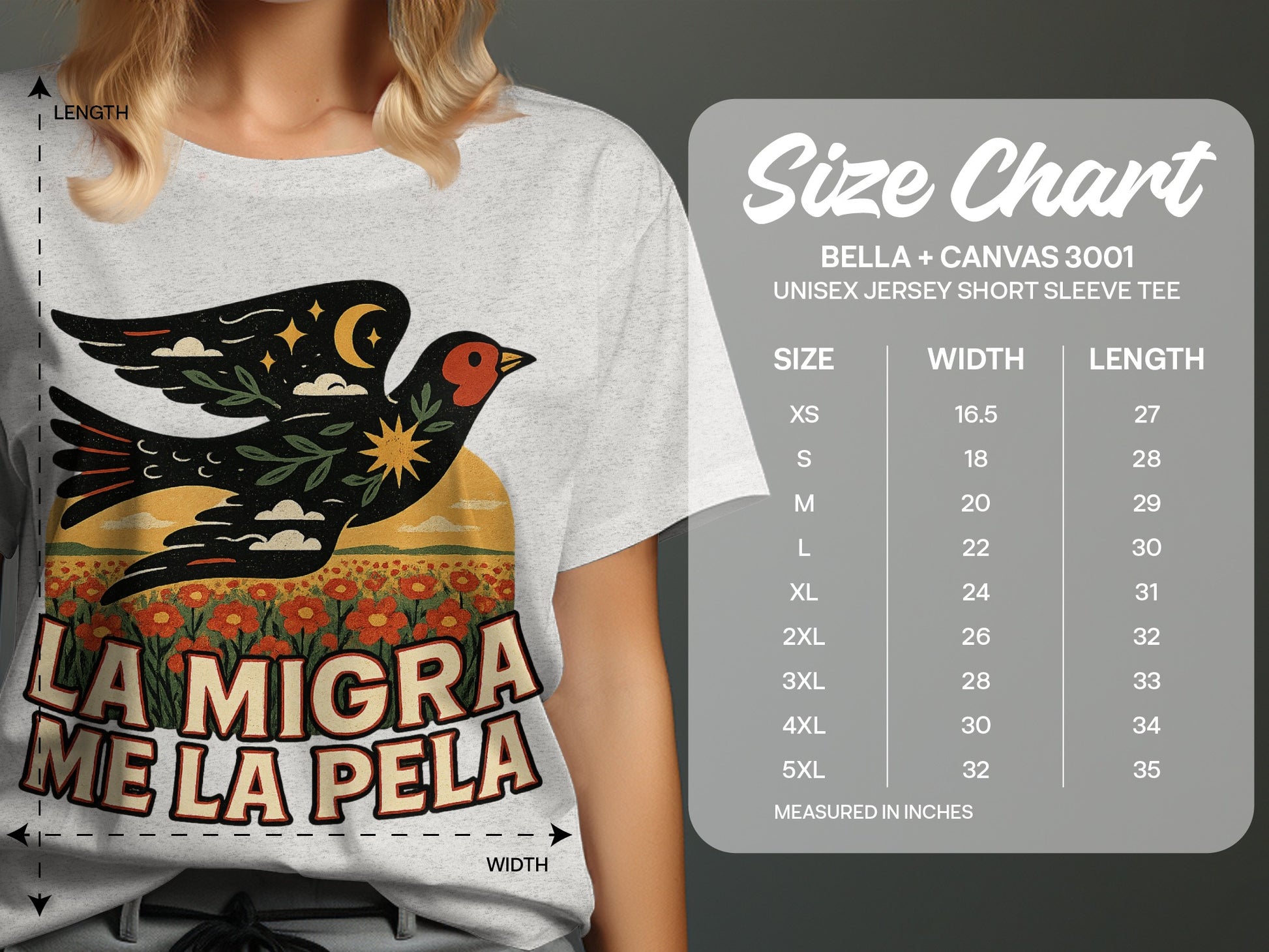 Unique La Migra Me La Pela Graphic Tee product