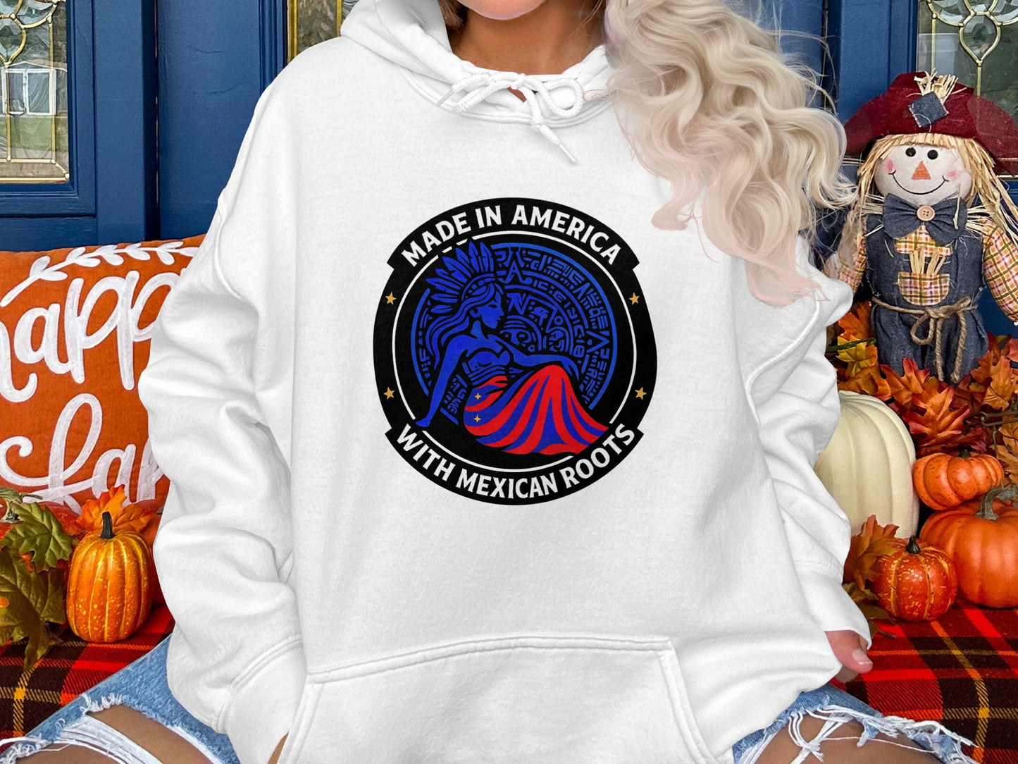 Made in America with Mexican Roots Hoodie product type