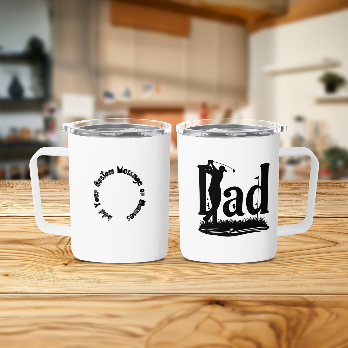 Personalized Golf Dad Customizable Coffee Mug product