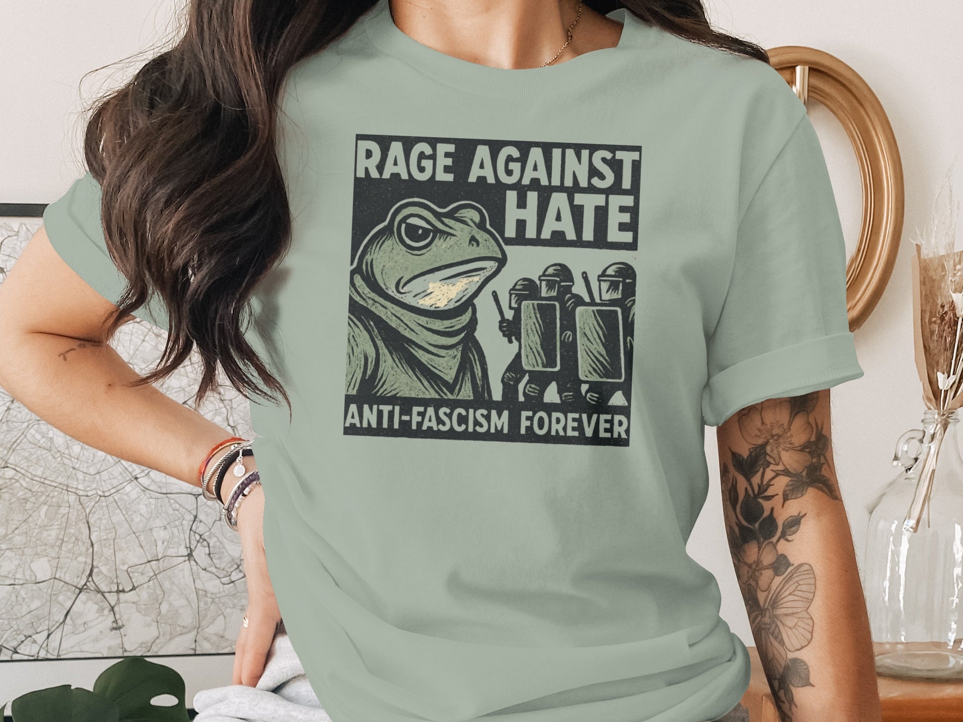 Rage Against Hate Anti-Fascism Forever Shirt