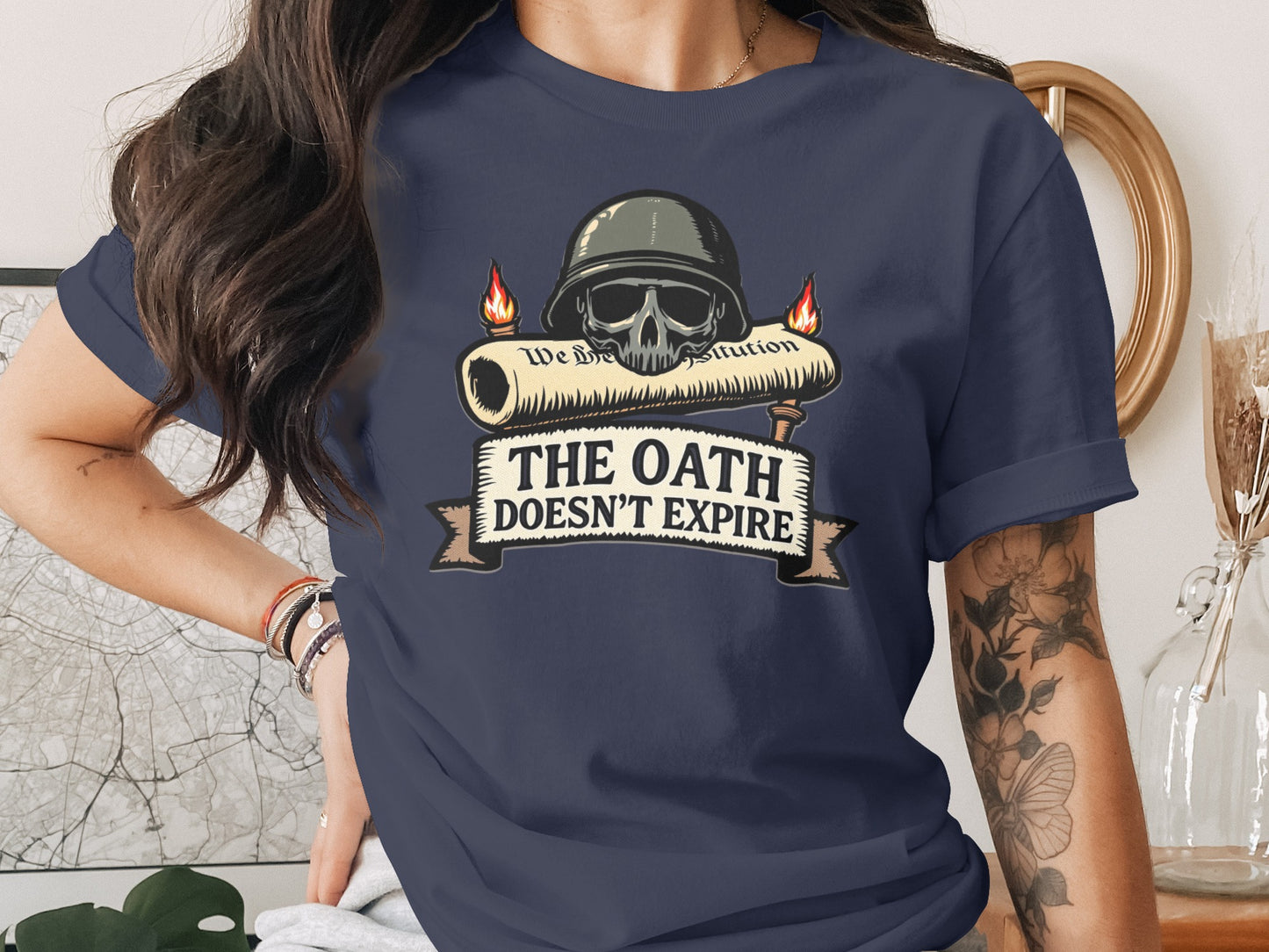 The Oath Doesn't Expire Graphic Print T-shirt