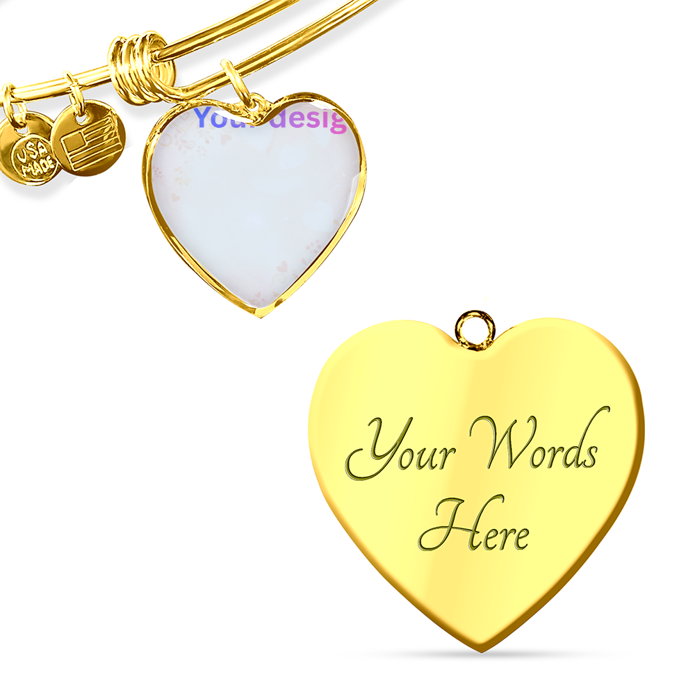 Personalized Valentine's Day Necklace engraved Gift Set with Custom Love Card | Wife Girlfriend Anniversary