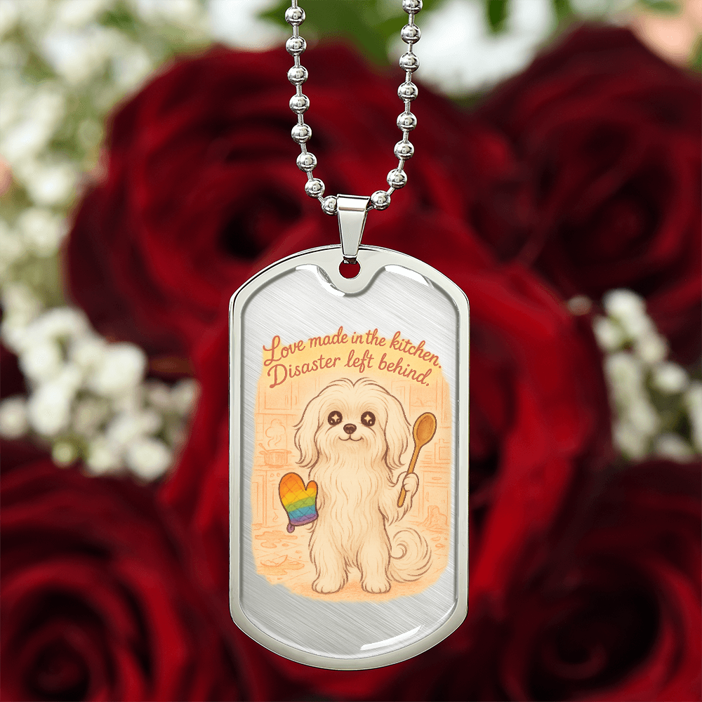 Pride Necklace Custom Name| Dog Tag Chain | Custom Dog Tag