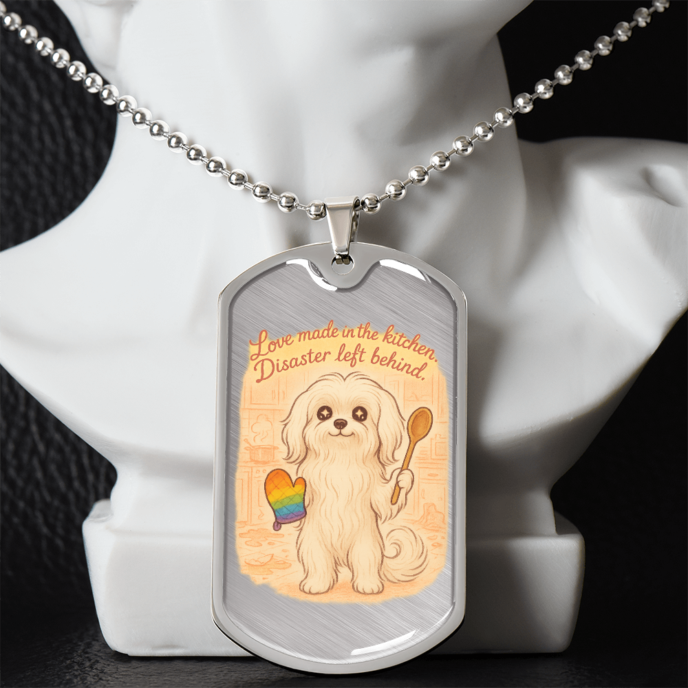 Pride Necklace Custom Name| Dog Tag Chain | Custom Dog Tag