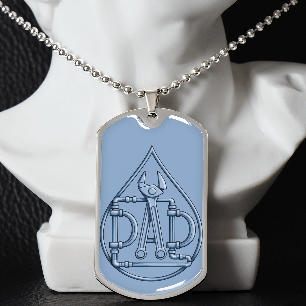 Father gift retirement personalized custom necklace fine jewelry