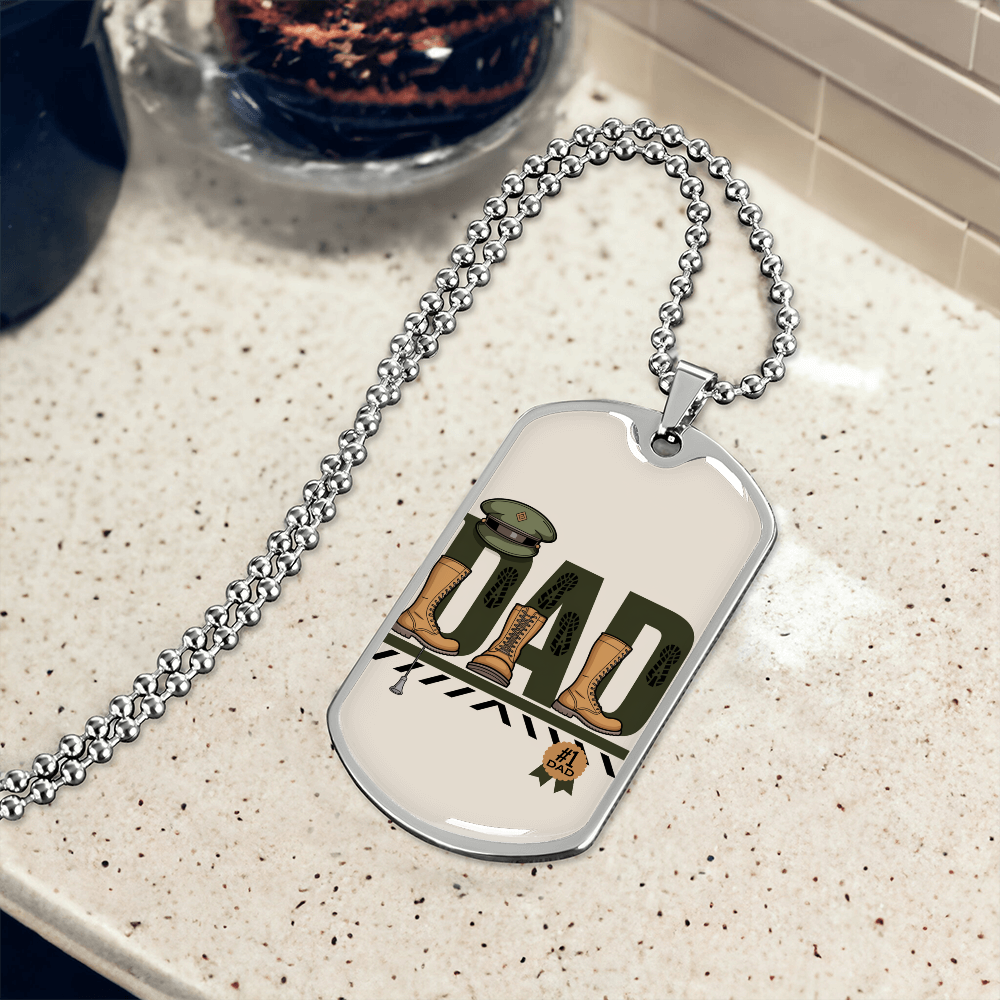 Father gift retirement personalized custom necklace fine jewelry