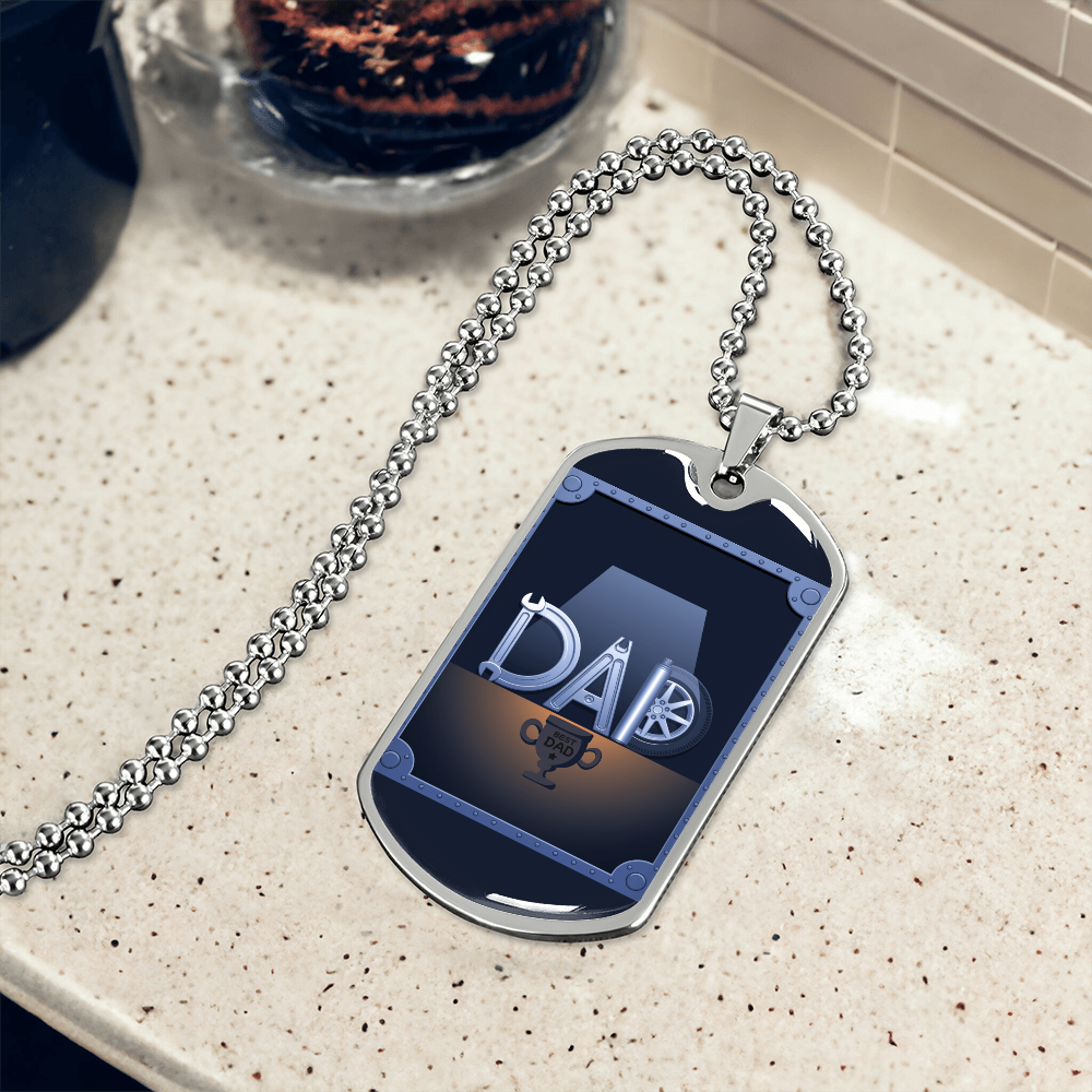 Father gift retirement custom personalized necklace fine jewelry