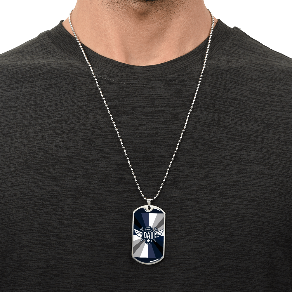 Father gift retirement personalized custom necklace fine jewelry