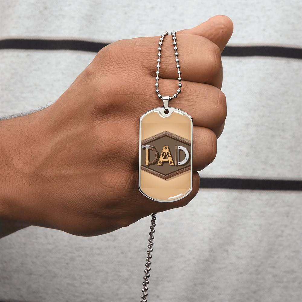 Father gift retirement personalized custom necklace fine jewelry