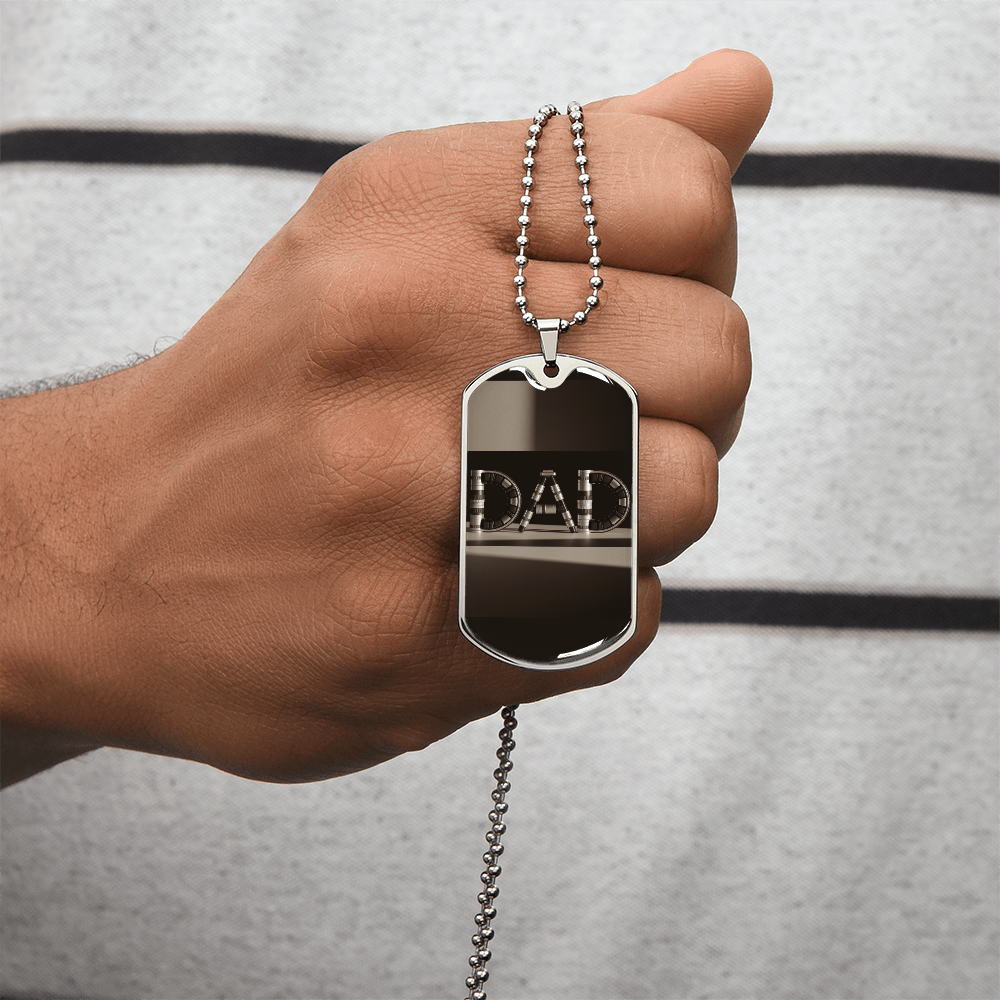Father gift retirement personalized custom necklace fine jewelry