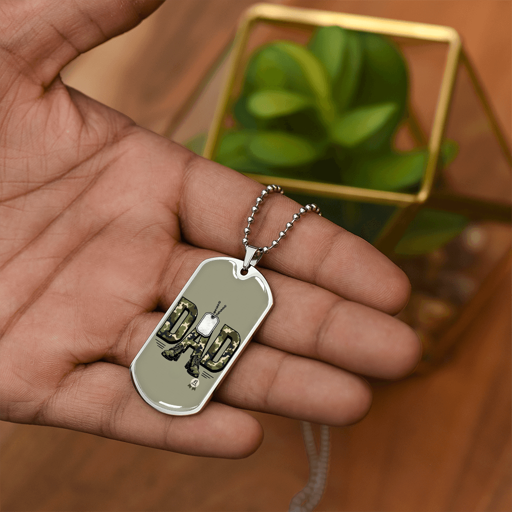 Father gift retirement personalized custom necklace fine jewelry