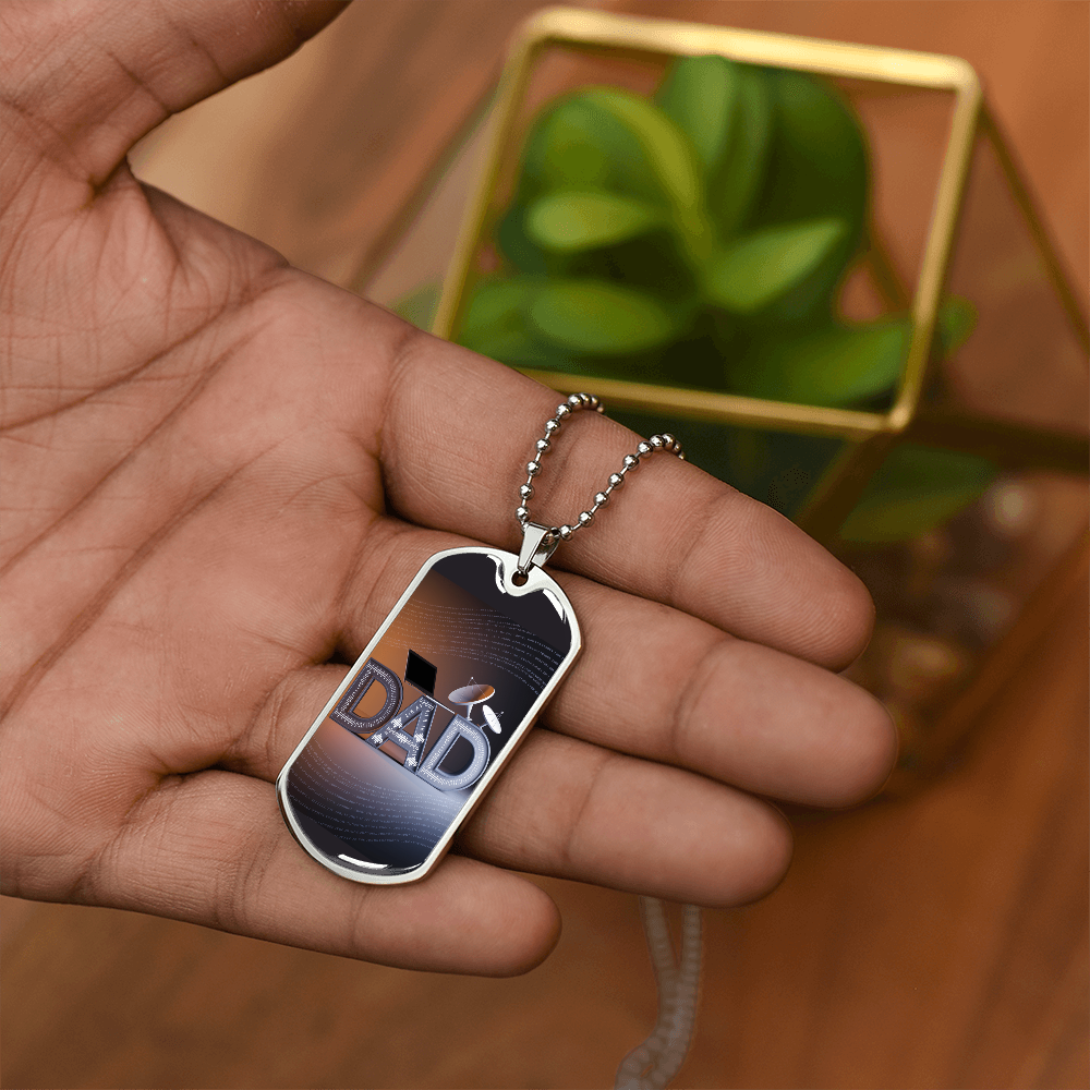 Father gift retirement custom personalized necklace fine jewelry