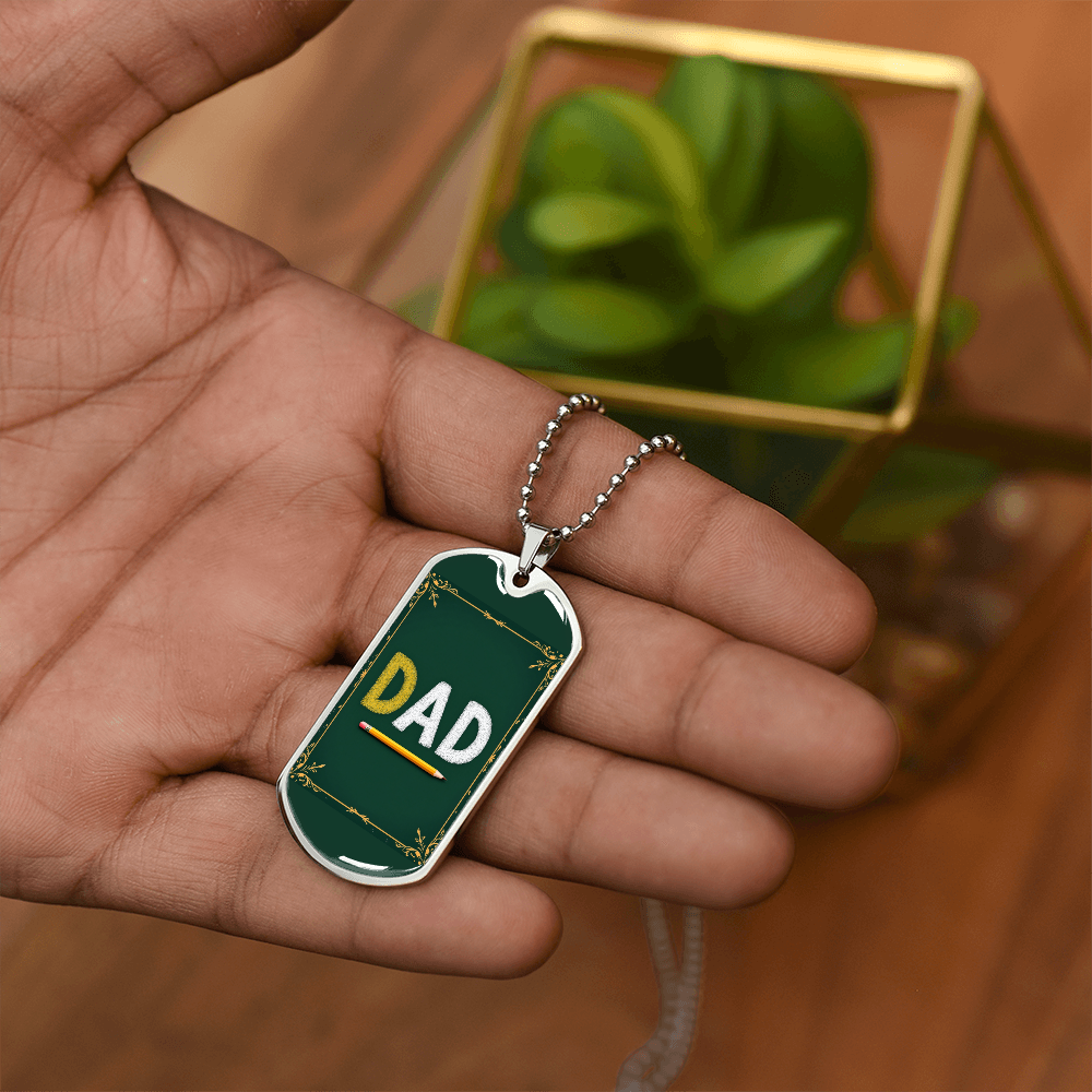 Father gift retirement personalized custom necklace fine jewelry