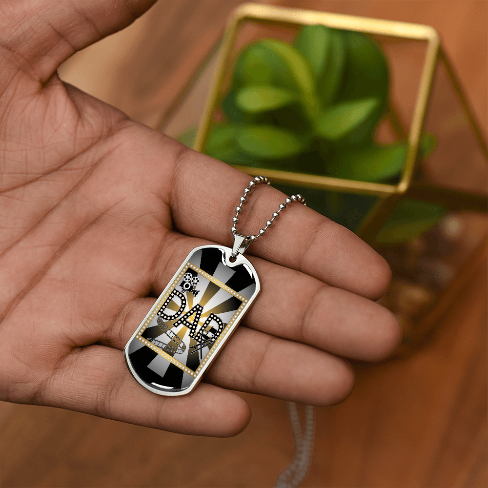 Father gift retirement personalized custom necklace fine jewelry