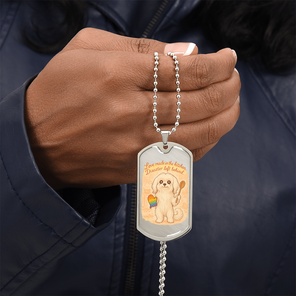 Pride Necklace Custom Name| Dog Tag Chain | Custom Dog Tag