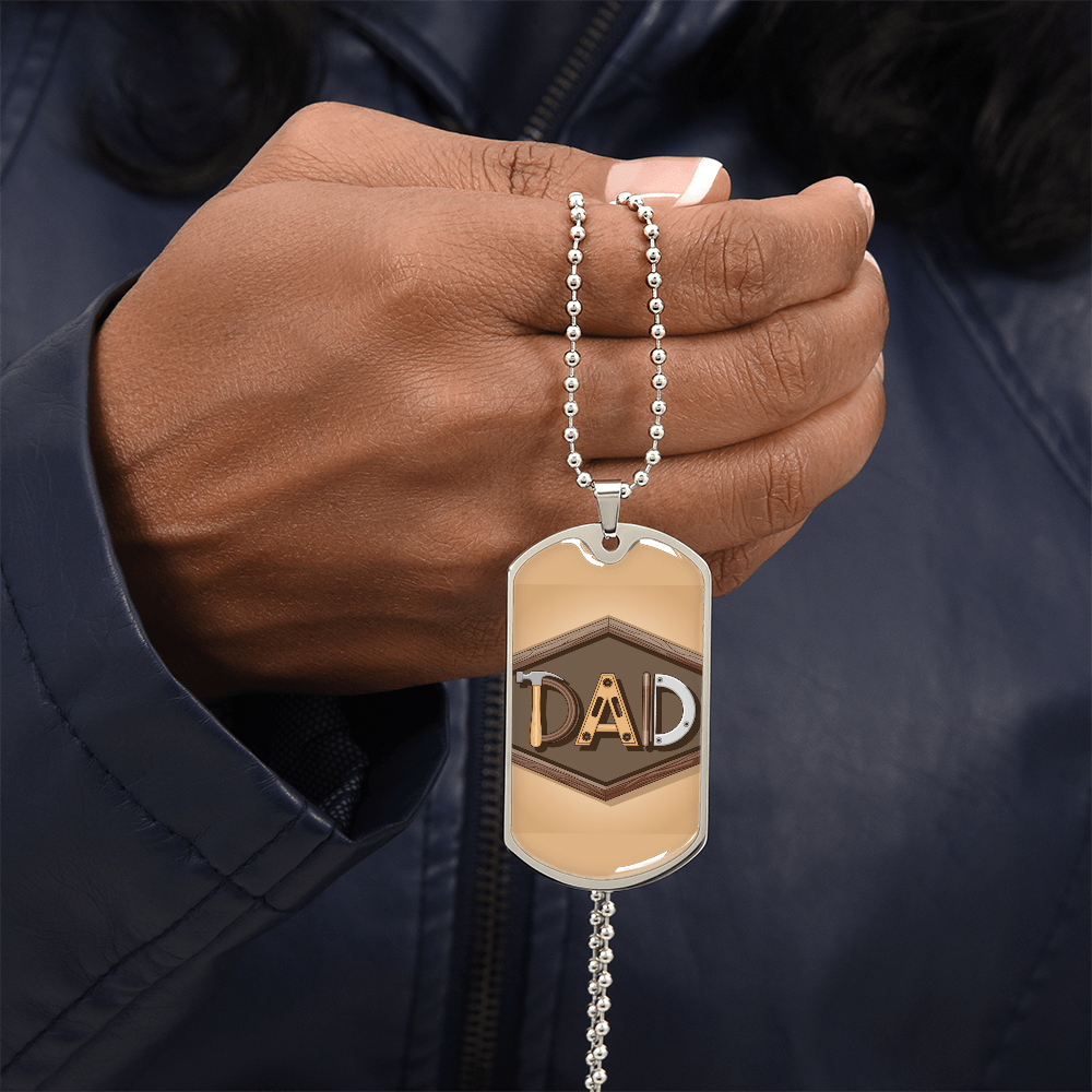 Father gift retirement personalized custom necklace fine jewelry
