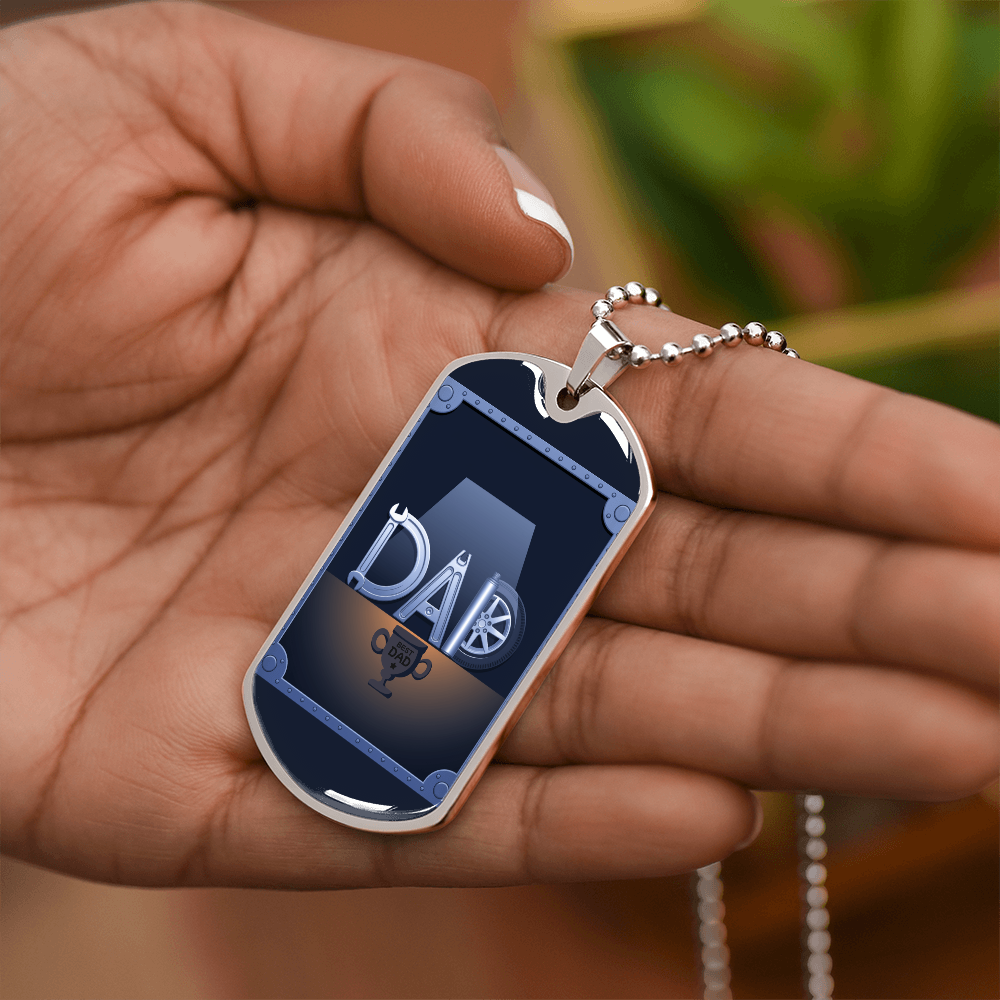 Father gift retirement custom personalized necklace fine jewelry