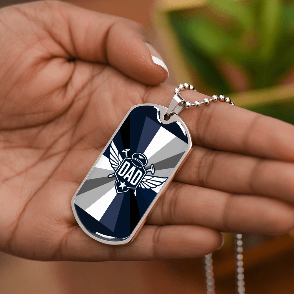 Father gift retirement personalized custom necklace fine jewelry