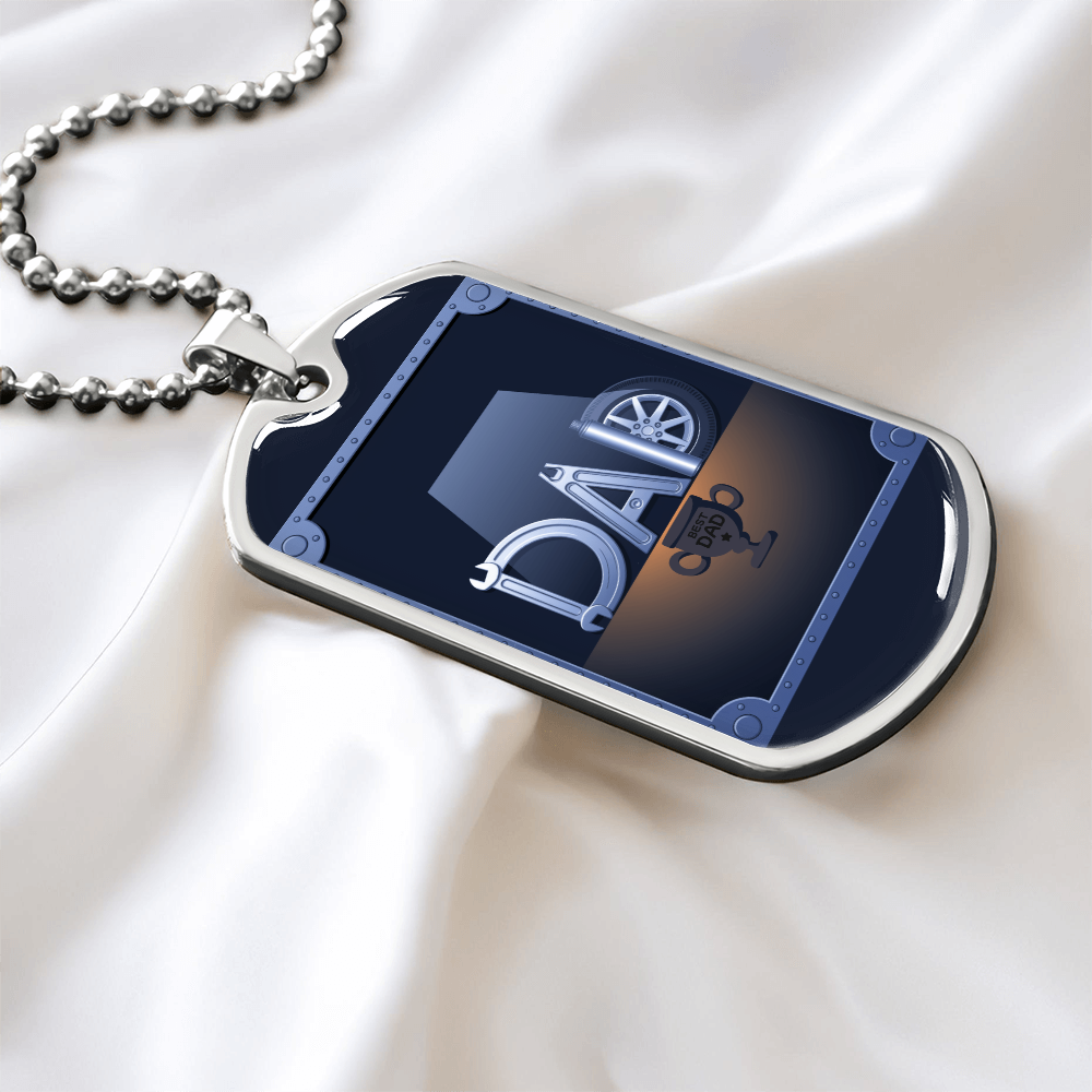 Father gift retirement custom personalized necklace fine jewelry