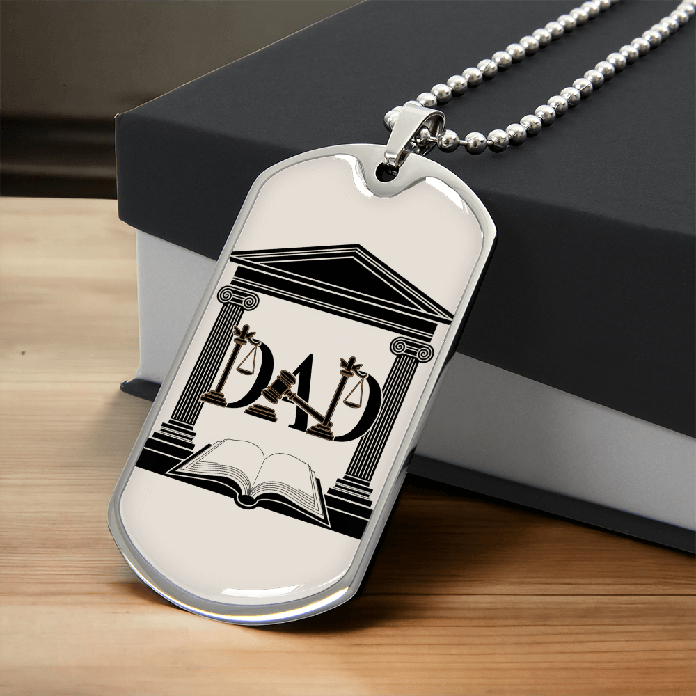 Father gift retirement personalized custom necklace fine jewelry