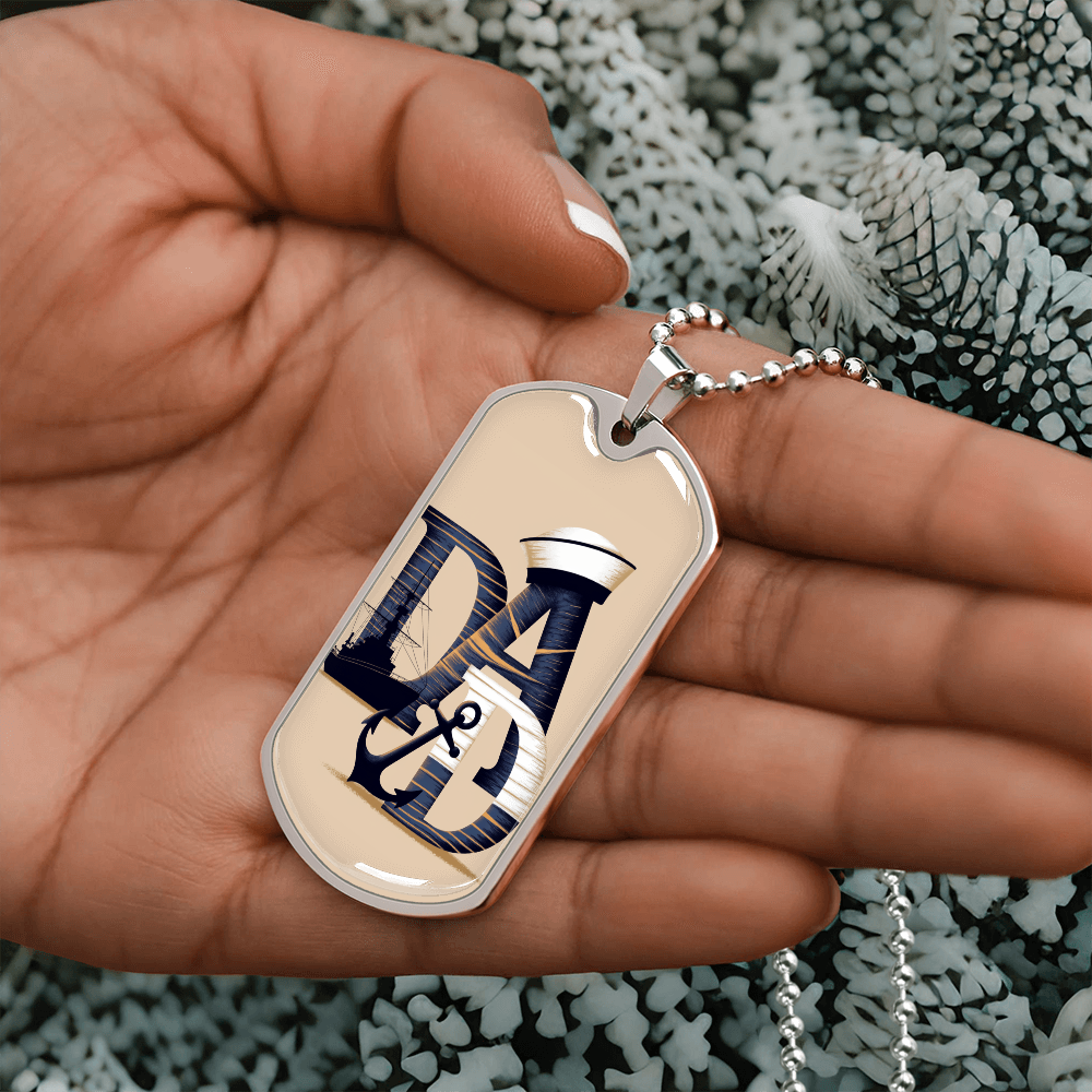 Father gift retirement personalized custom necklace fine jewelry