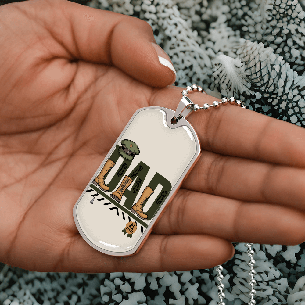 Father gift retirement personalized custom necklace fine jewelry