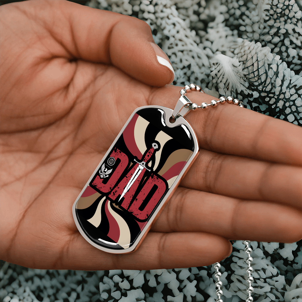 Father gift retirement personalized custom necklace fine jewelry