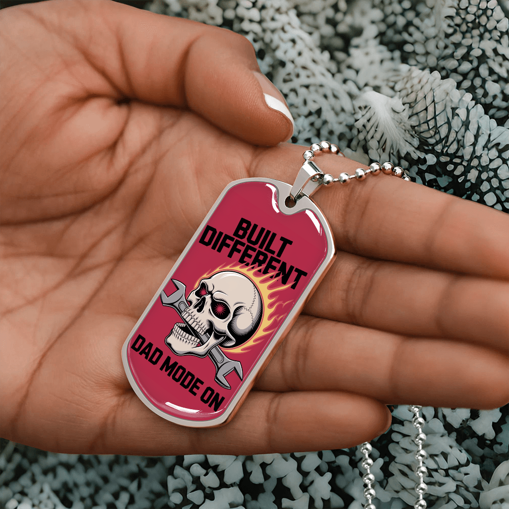 Father gift retirement personalized tag custom necklace fine jewelry