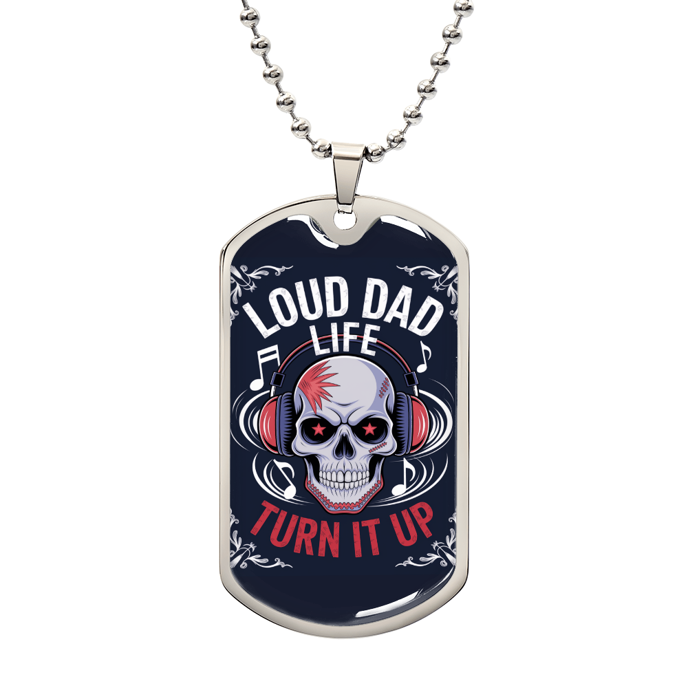 Father gift retirement custom tag necklace fine jewelry