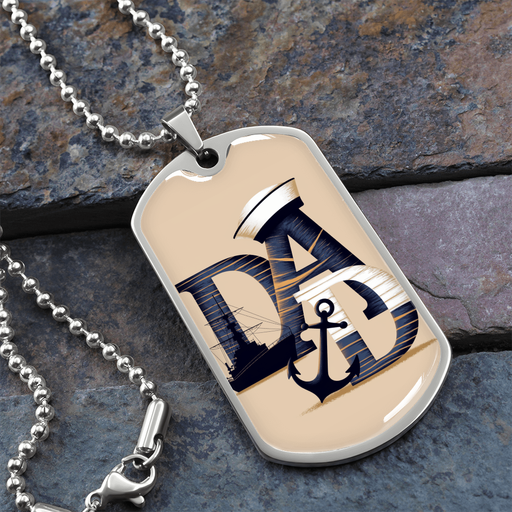 Father gift retirement personalized custom necklace fine jewelry