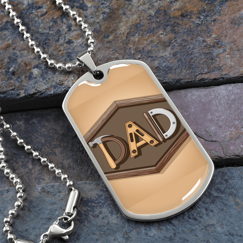 Father gift retirement personalized custom necklace fine jewelry