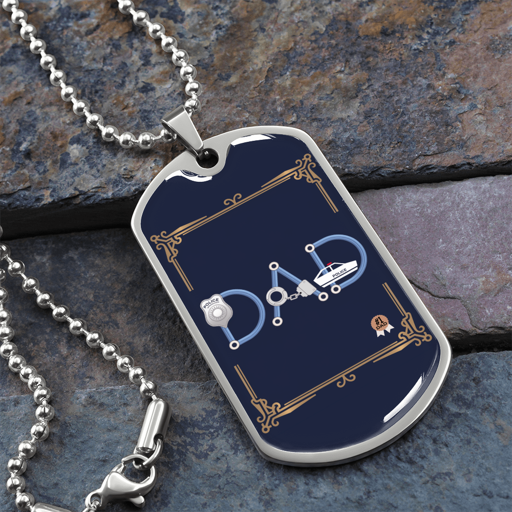 Father gift retirement personalized custom tag