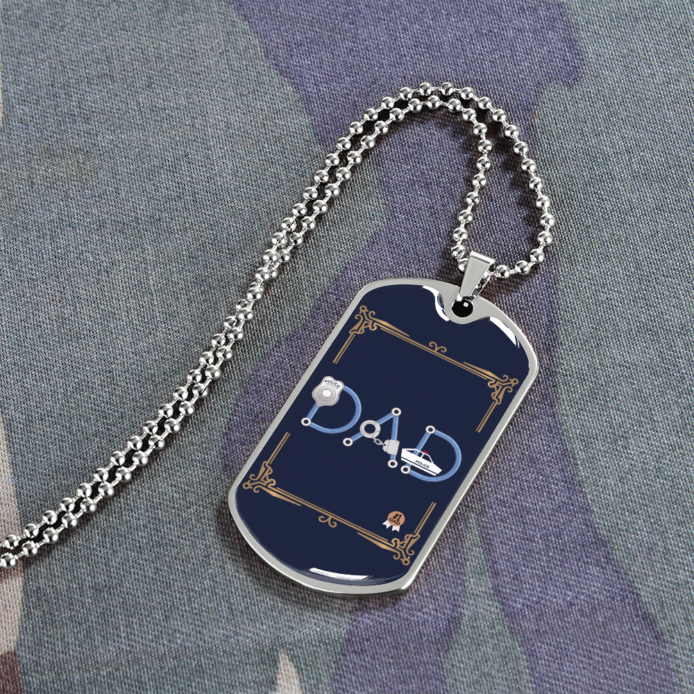 Father gift retirement personalized custom tag