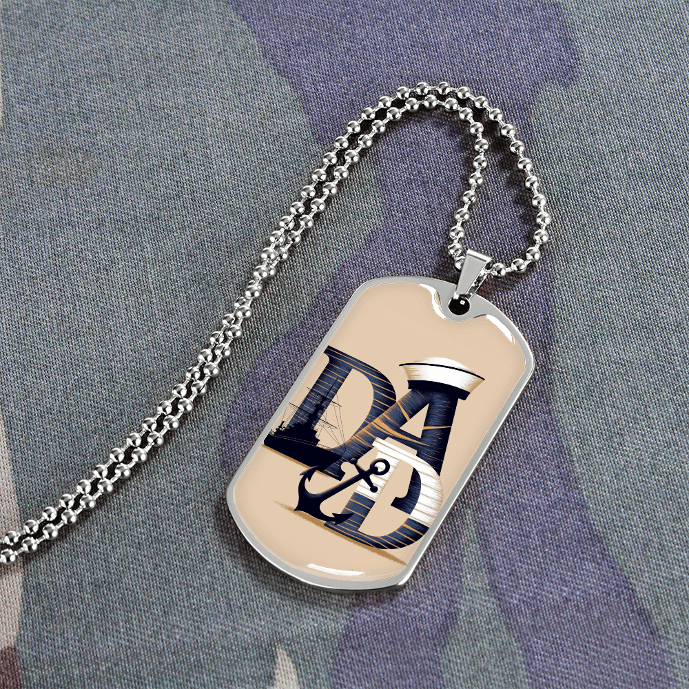 Father gift retirement personalized custom necklace fine jewelry
