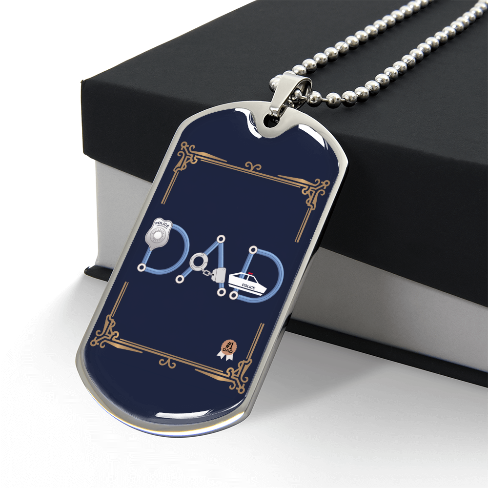 Father gift retirement personalized custom tag