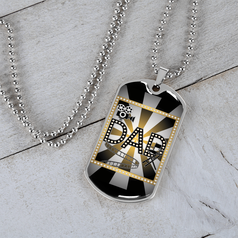 Father gift retirement personalized custom necklace fine jewelry